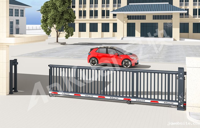 某单位采用 “jqwebsite” 栅栏款平移门效果图